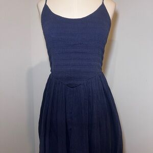 Aerie Midnight Blue Midi Dress